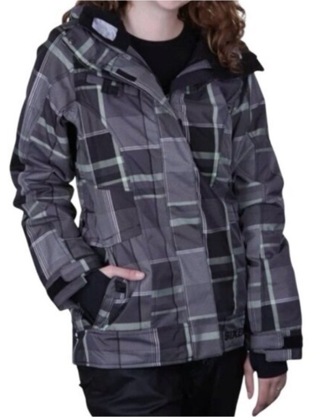 686 XS Reserved Radiant Insulated Jacket Black Green Waterproof Breathable Coat